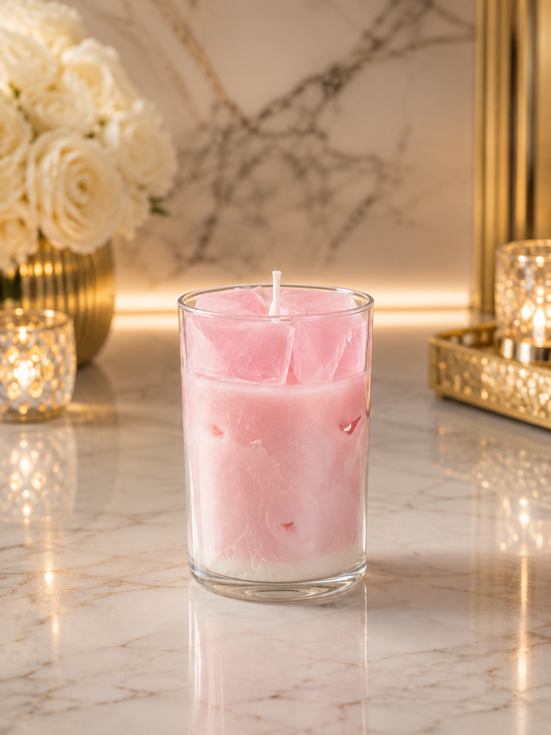 Strawberry Latte Candle — Summer Edition Soy & Gel